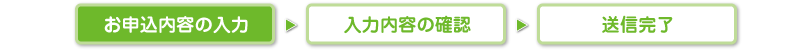 お申込内容の入力